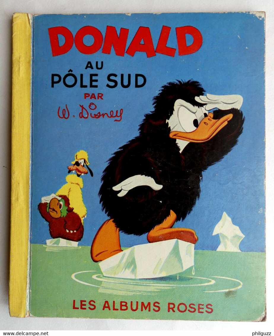 MINI ALBUM DONALD AU PÔLE SUD - WALT DISNEY - ALBUMS ROSES - HACHETTE 1959  Enfantina (1) - Hachette