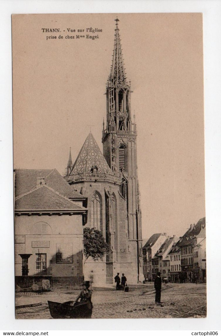 - CPA THANN (68) - Vue Sur L'Eglise Prise De Chez Mme Engel - - Thann