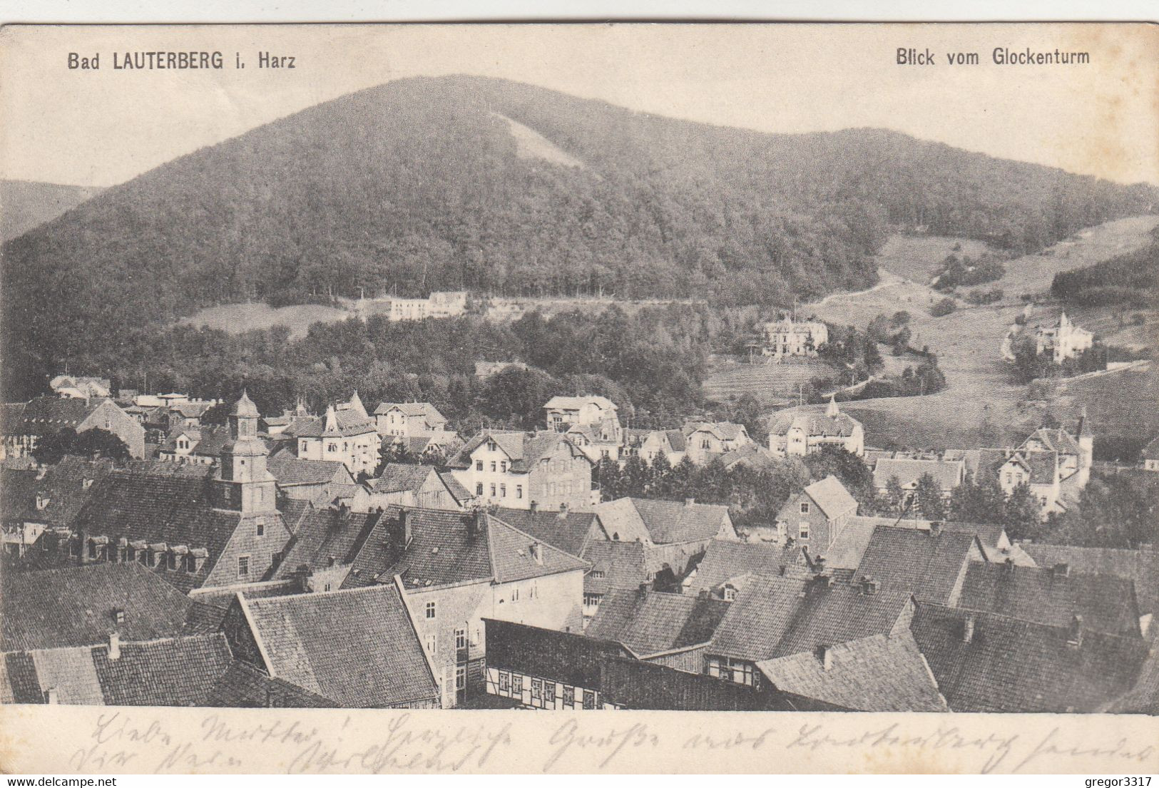 6668) Bad LAUTERBERG I. Harz - Blick Vom GLOCKENTURM - Haus DETAILS Alt 4.8.1905 - Bad Lauterberg