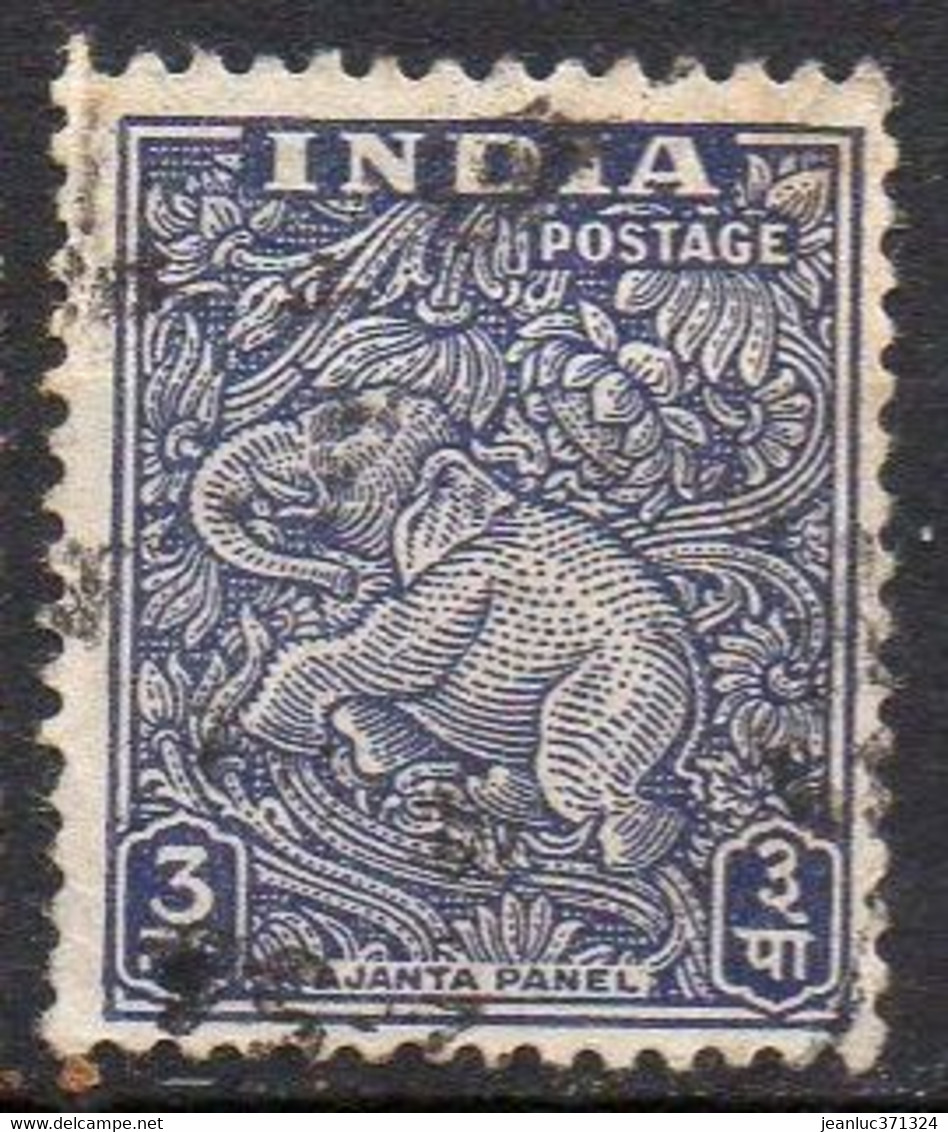 INDE N° 7 O Y&T 1949 Fresque Ajanta - Used Stamps