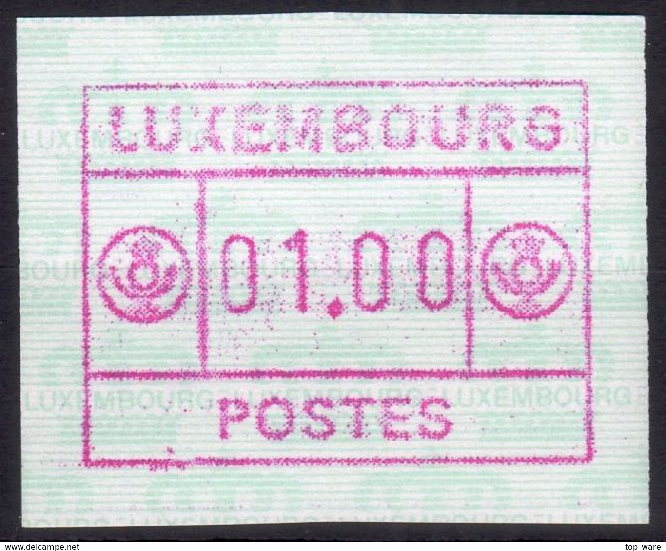 Luxemburg Luxembourg Timbres ATM 1-9 / Automatenmarken 1983-2021 Komplett, Postfrisch / Distributeurs Etiquetas - Automatenmarken