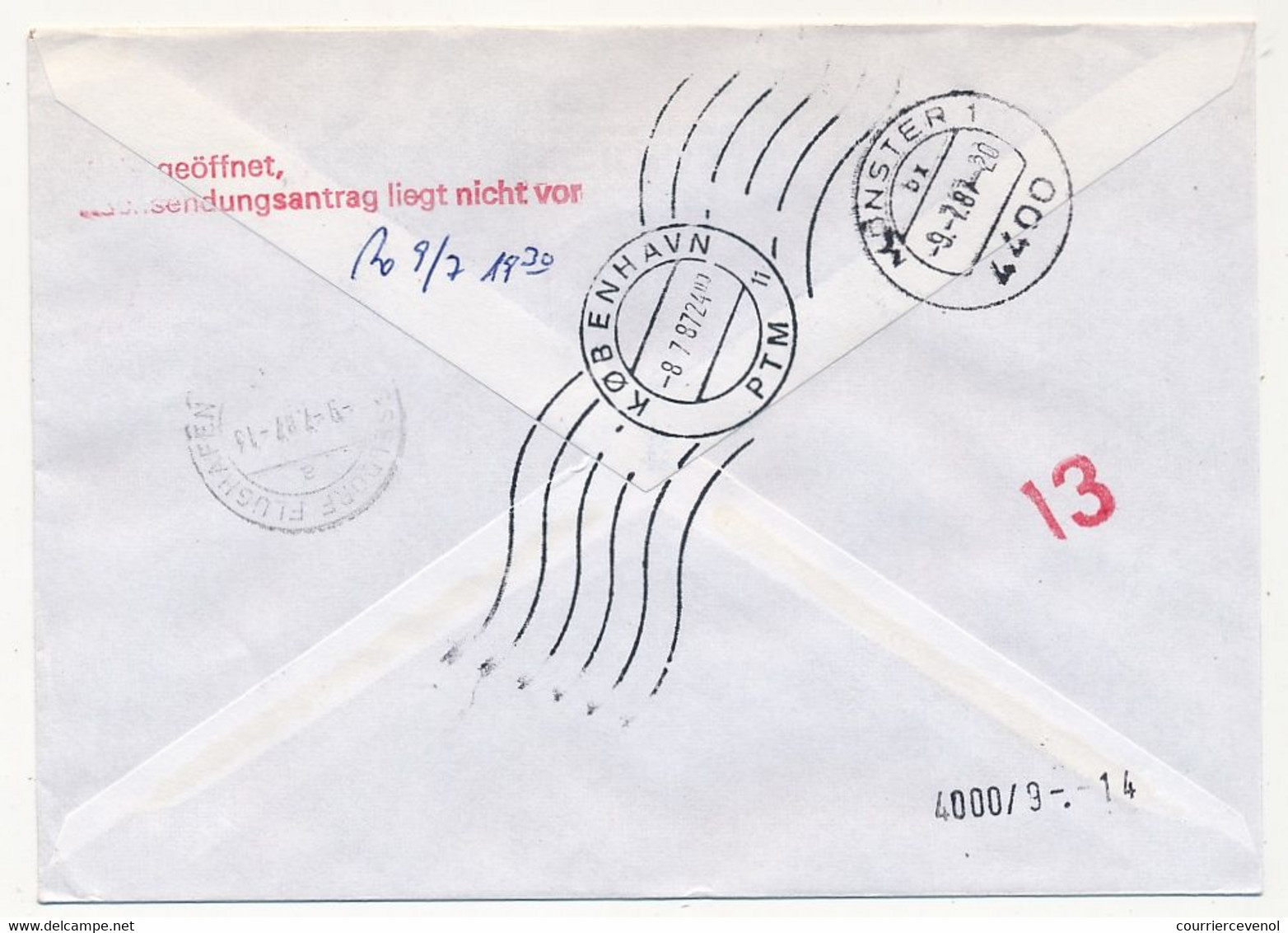 GROENLAND - 6 enveloppes Affranchissements composés divers, toutes en Exprès - 1984 à 1987