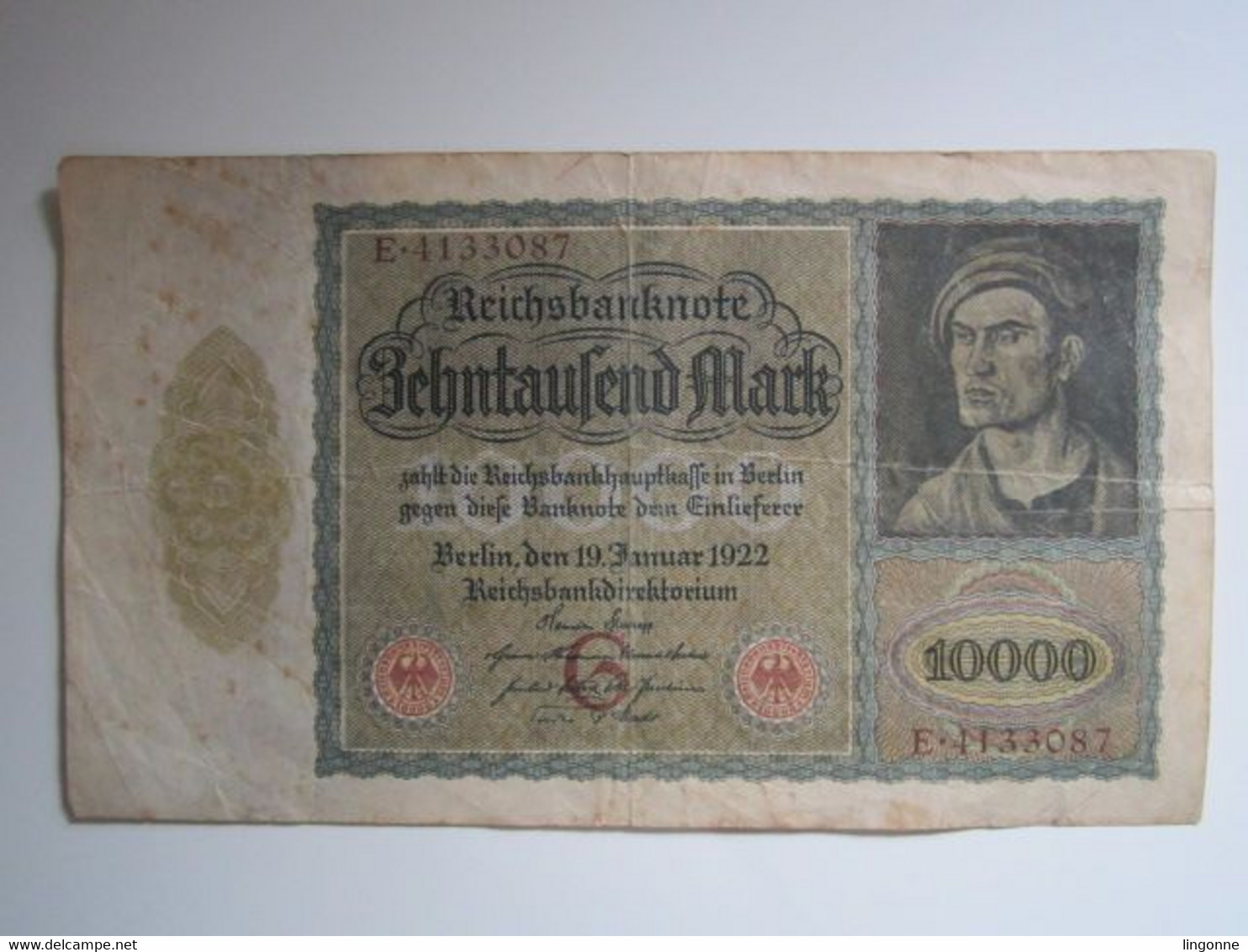 1922 BILLET ALLEMAGNE - GERMANY - Billet De 10000 Mark - 100000 Mark