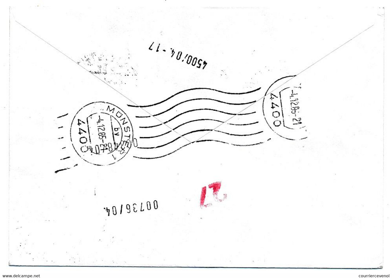 GROENLAND - 2 Enveloppes Affranchissements Composés Divers, En Exprès - 1985 - Avec Vignettes Philatelia 85 - Covers & Documents