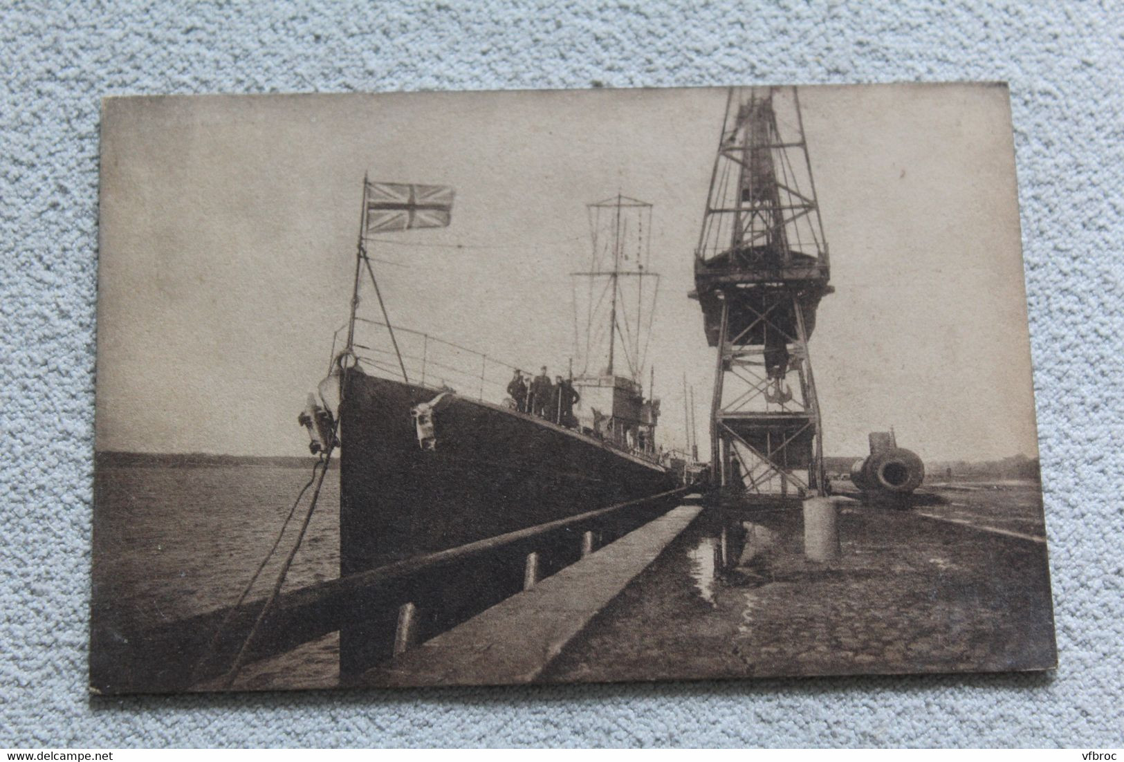 Le Premier Bateau D'Entente Après L'occupation à Memel, Militaria - Guerra