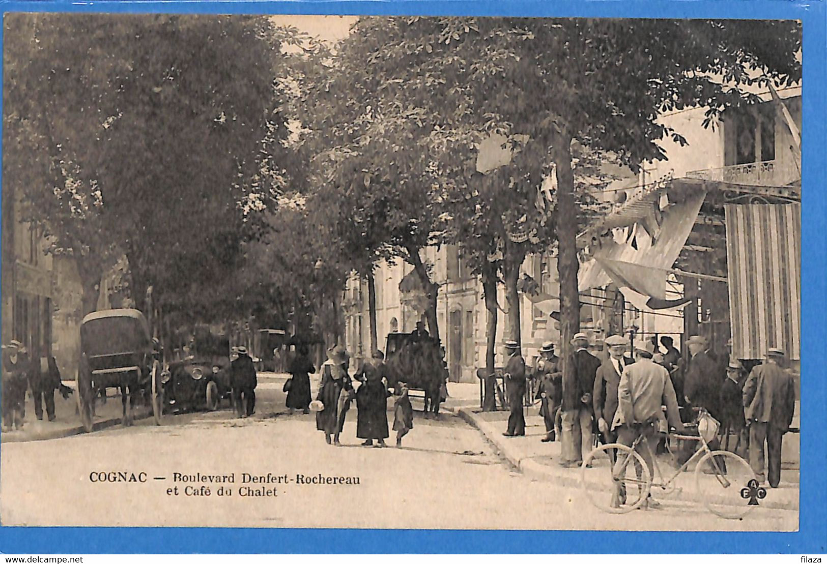 16 - Charente - Cognac - Boulevard Denfert Rochereau Et Cafe Du Chalet   (N5210) - Cognac