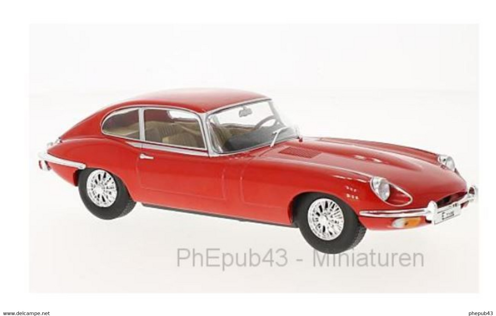 Jaguar Type E - 1962 - Red - WhiteBox (1:24) - Other & Unclassified