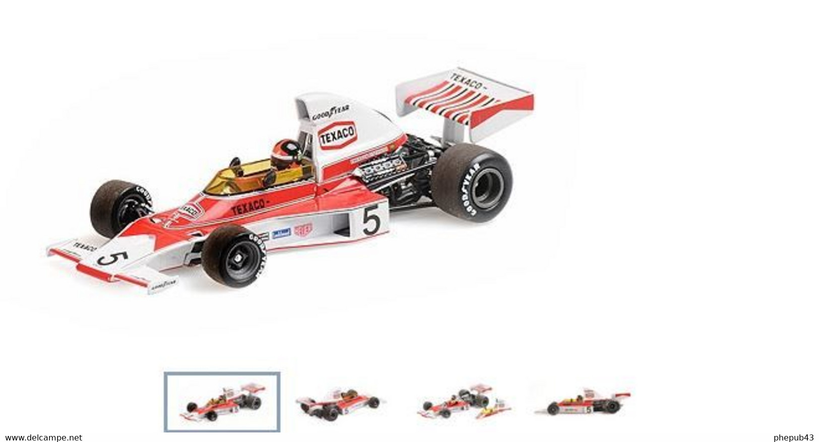 McLaren Ford M23 (+ Engine) - Fittipaldi – World Champion 1974 #5 - Minichamps - Minichamps