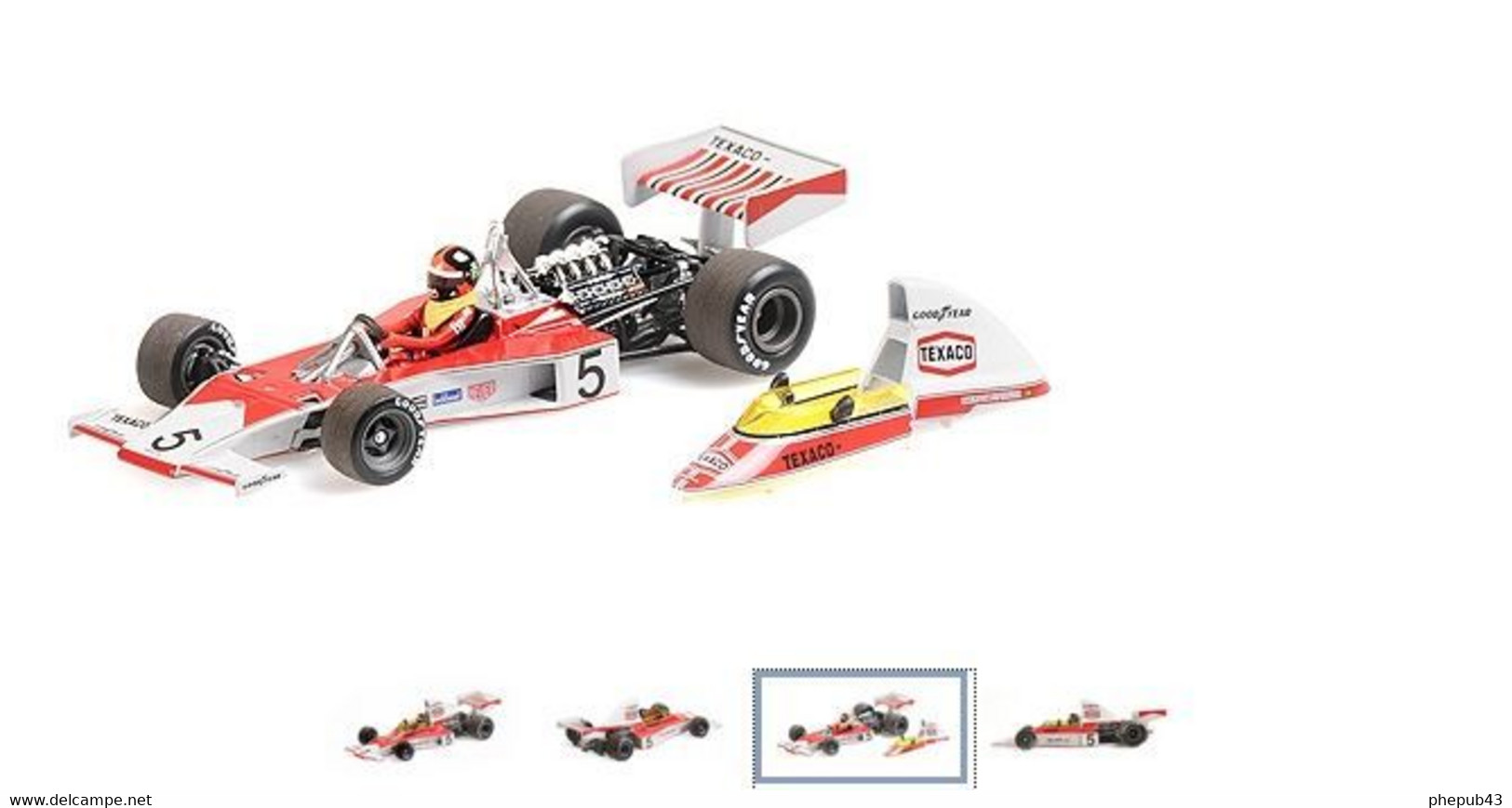 McLaren Ford M23 (+ Engine) - Fittipaldi – World Champion 1974 #5 - Minichamps - Minichamps