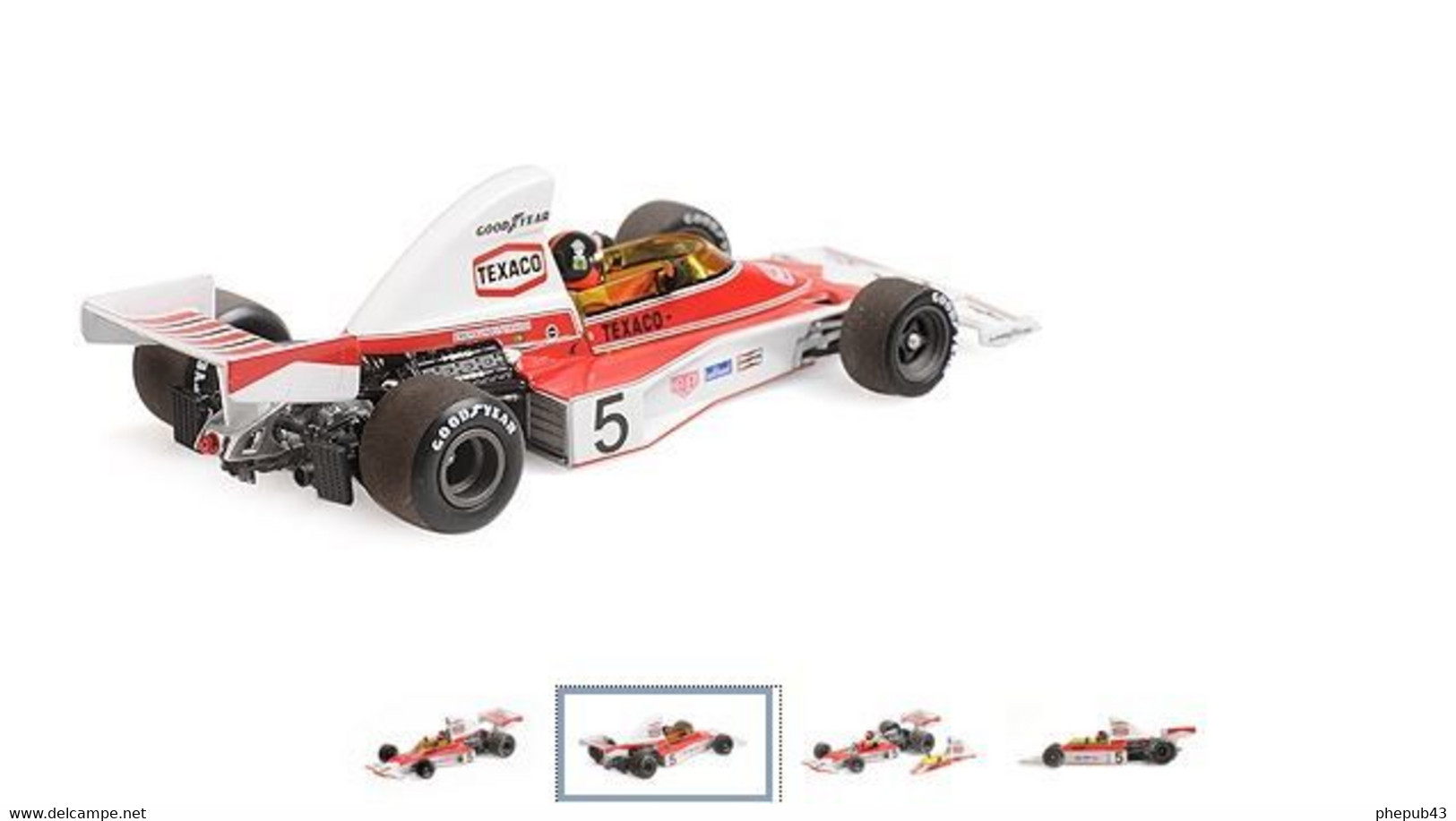 McLaren Ford M23 (+ Engine) - Fittipaldi – World Champion 1974 #5 - Minichamps - Minichamps