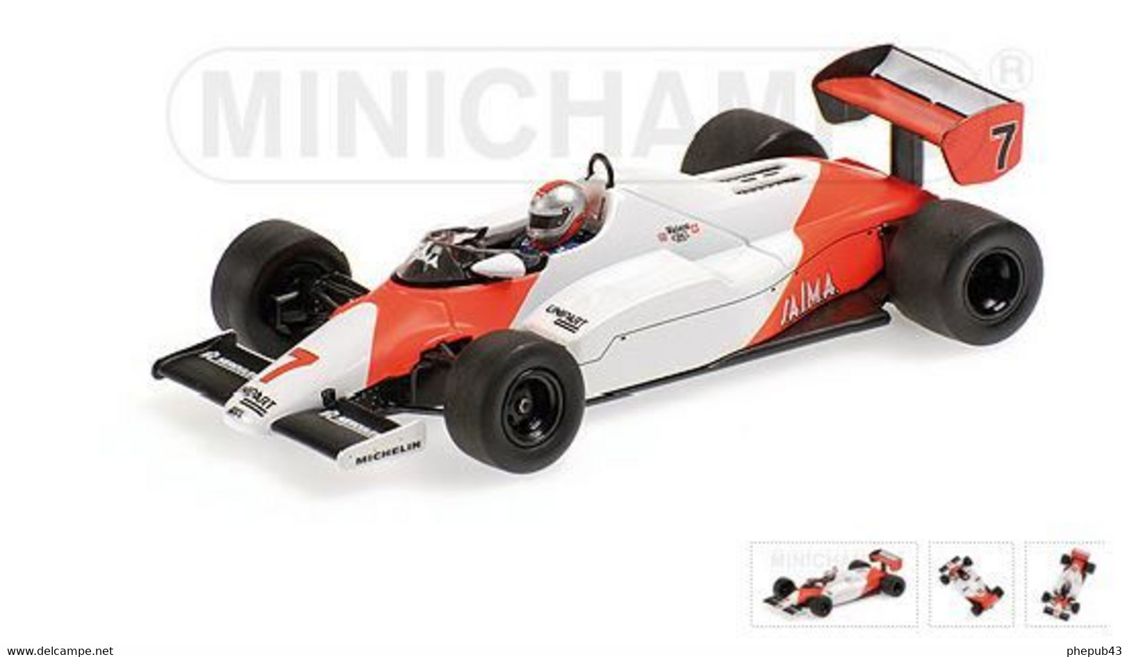 McLaren Ford MP4-1C - Marlboro - John Watson - Long Beach 1983 #7 - Minichamps - Minichamps