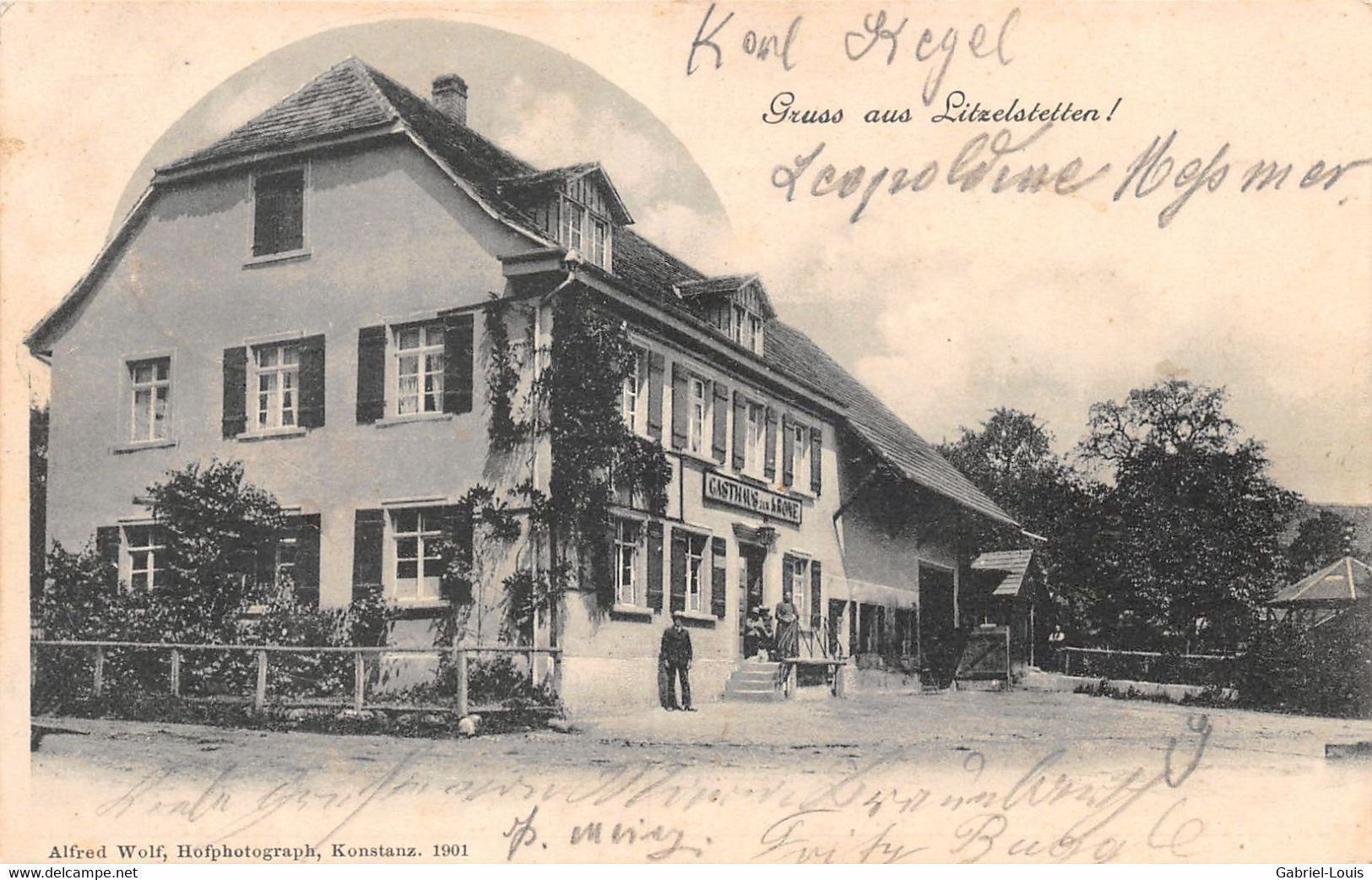 Gruss Aus Litzelstetten ! Gasthaus Krone - Konstanz - Konstanz