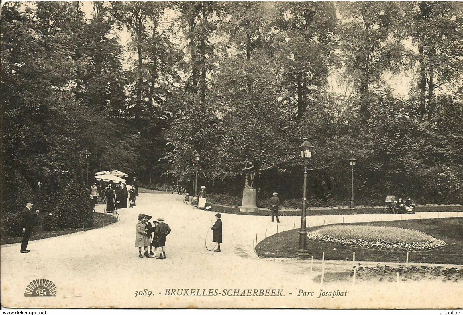 CPA " BRUXELLES-SCHAERBEEK " Parc Josaphat " - Molenbeek-St-Jean - St-Jans-Molenbeek