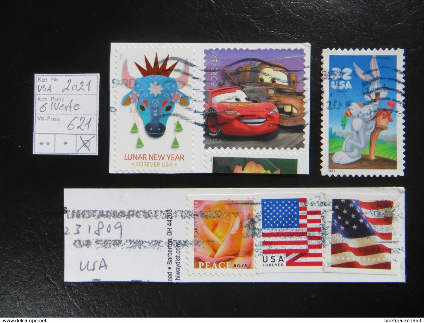 2021  " Cars + Lunar " 6 Werte Gestempelt   LOT 621 - Used Stamps