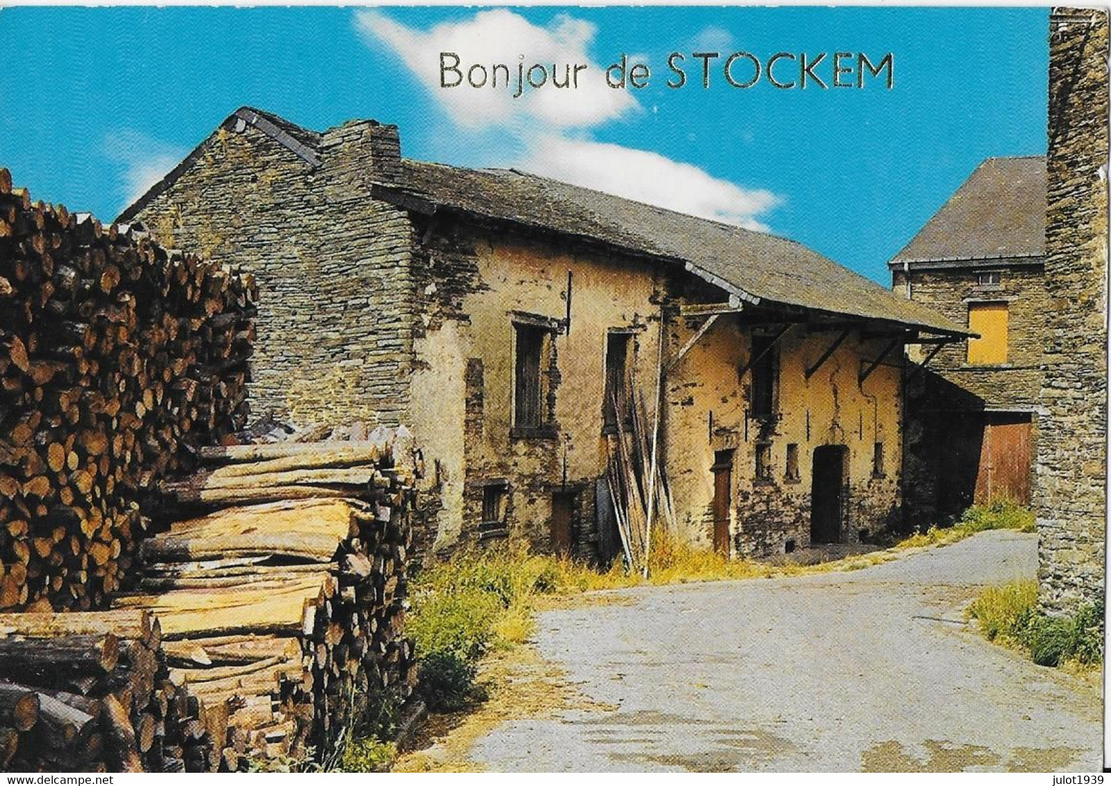 MORTEHAN ..-- Bonjour De STOCKEM !! Vieilles MAISON En ARDENNE . Voir Verso . - Bertrix