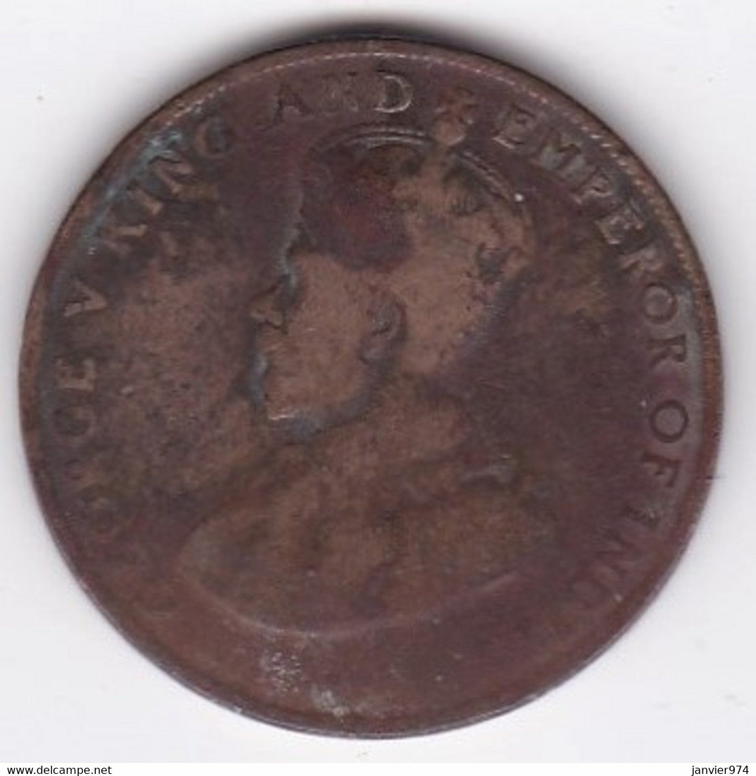 Ile Maurice , 5 Cents 1923 , George V, KM# 14 - Mauritius