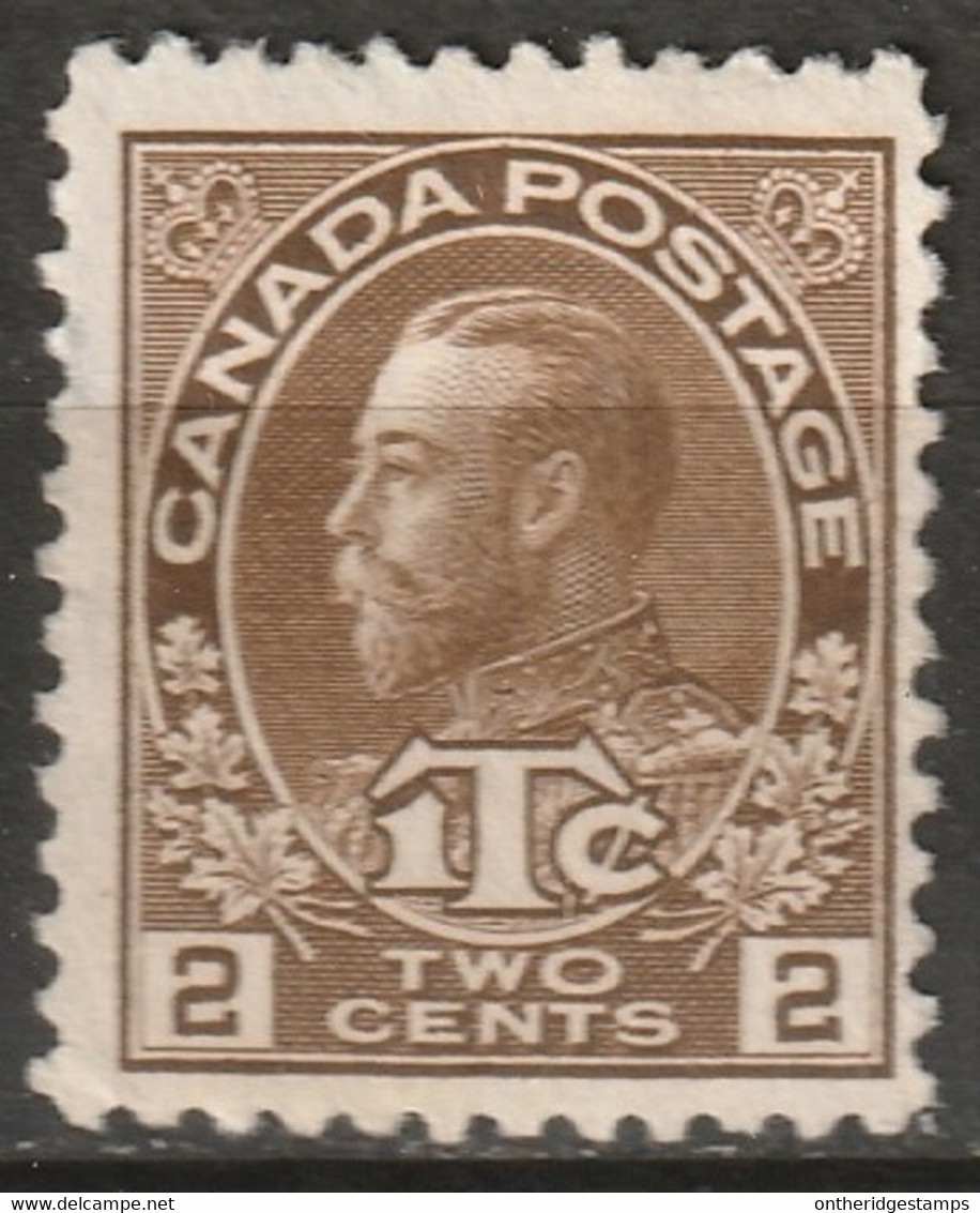 Canada 1916 Sc MR4  War Tax MNG(*) Die II - War Tax