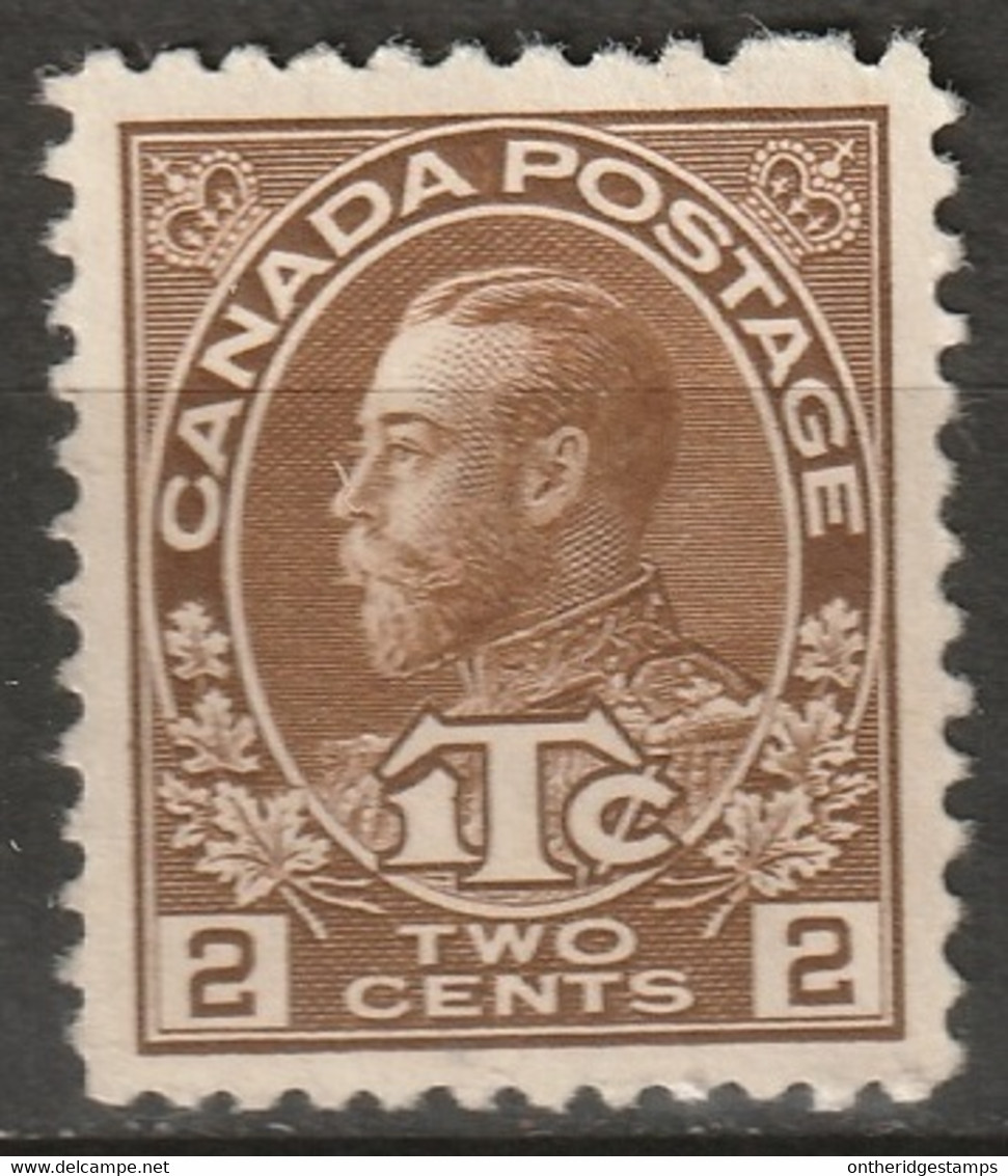 Canada 1916 Sc MR4  War Tax MNG(*) Die II - Kriegssteuermarken