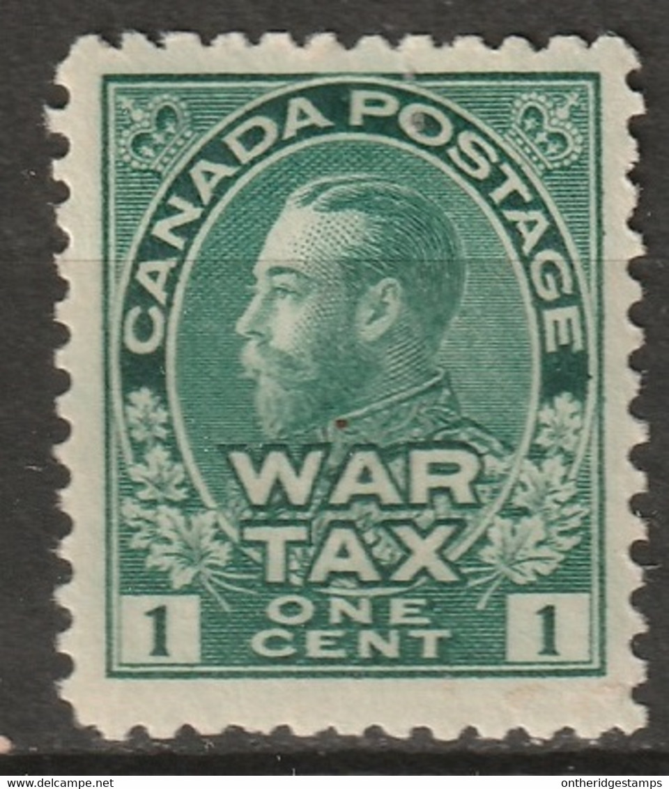 Canada 1915 Sc MR1  War Tax MH* Some Disturbed Gum - Impôts De Guerre