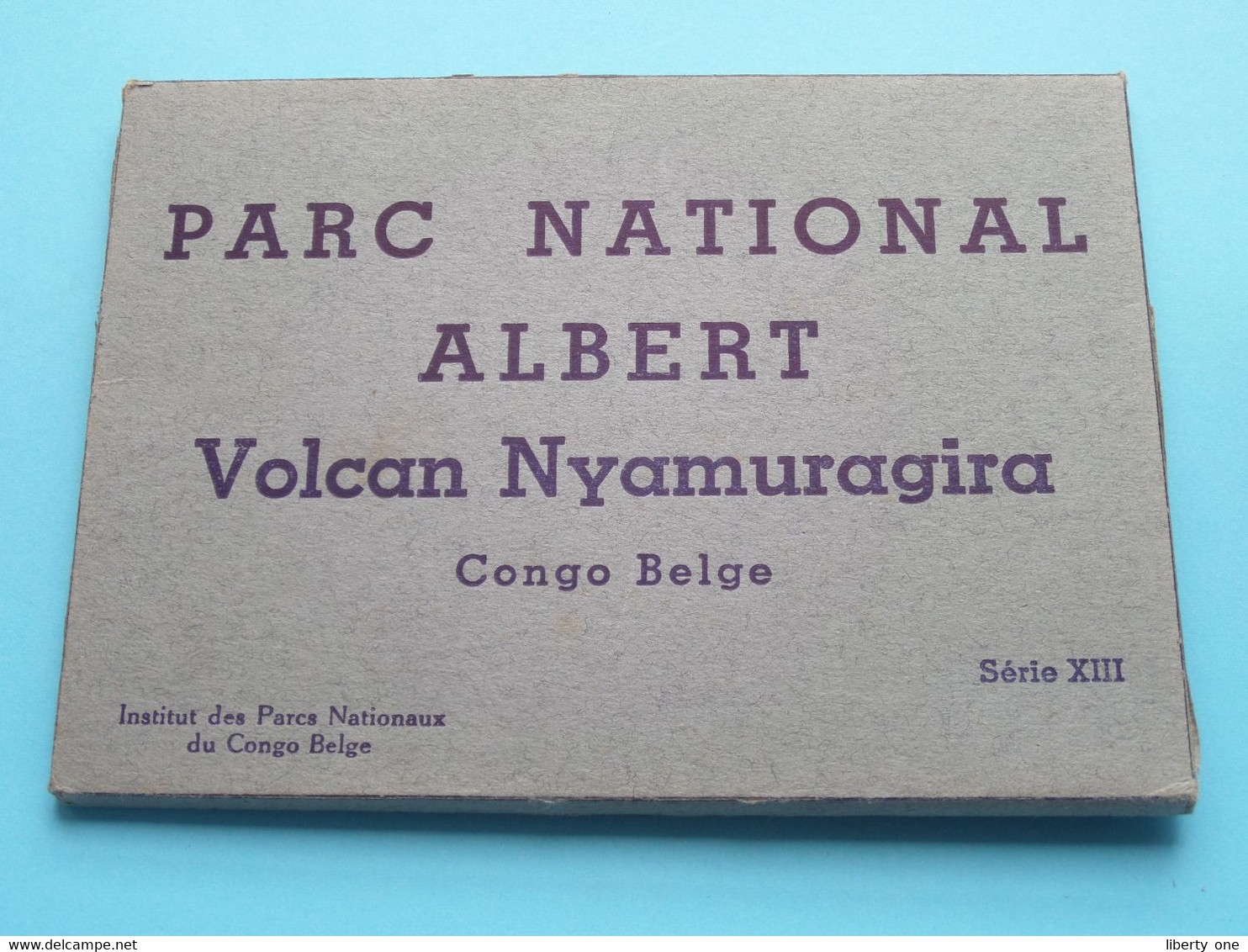 PARC NATIONAL ALBERT Volcan Nyamuragira Congo Belge - Série XIII ( Carnet De 10 Cartes ) Anno 19?? ( See / Voir Foto ) ! - Lubumbashi