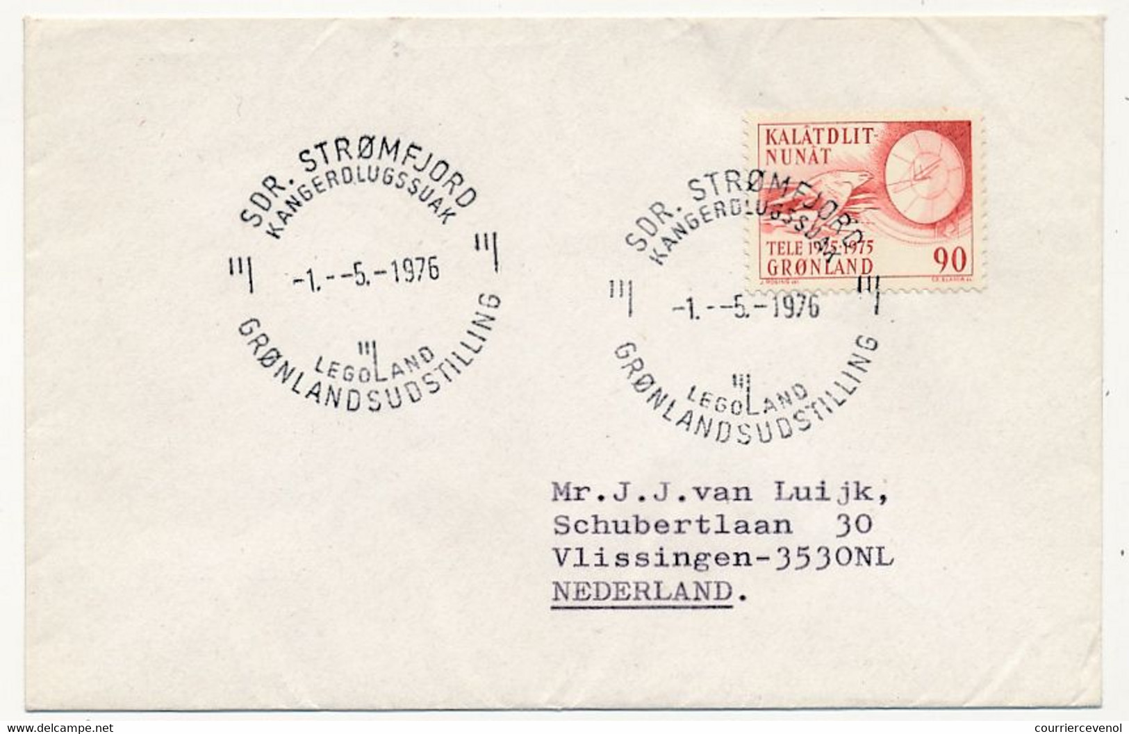 GROENLAND - 10 Enveloppes Affranchissements Composés Divers, Années 70 - Storia Postale