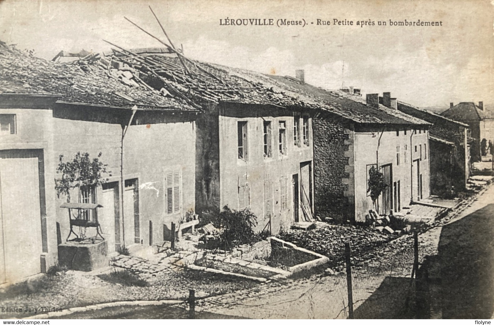 Lérouville - Rue Petite Après Un Bombardement - Guerre Ww1 - Lerouville