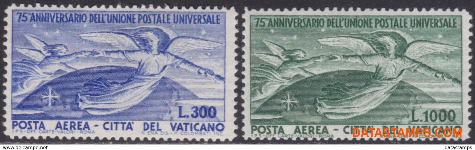 Vaticaan 1949 - Mi:161/162, Yv:PA 18/19, Penalty Stamps - XX - Upu - Postage Due