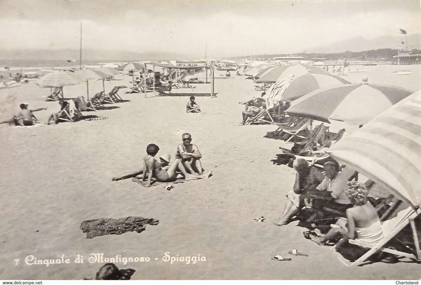 Cartolina - Cinquale Di Montignoso - Spiaggia - 1959 - Massa