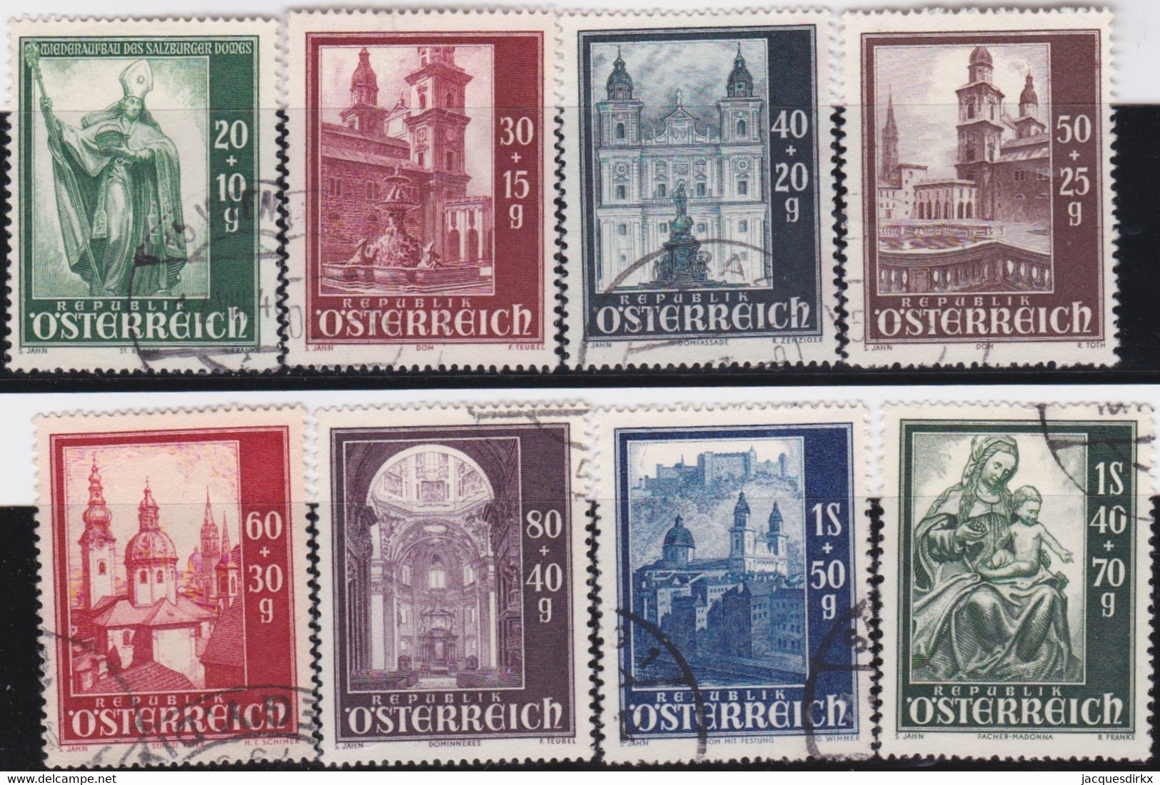 Österreich   .   Y&T    .    755/762     .     O  .     Gebraucht  .   /    .  Cancelled - Used Stamps