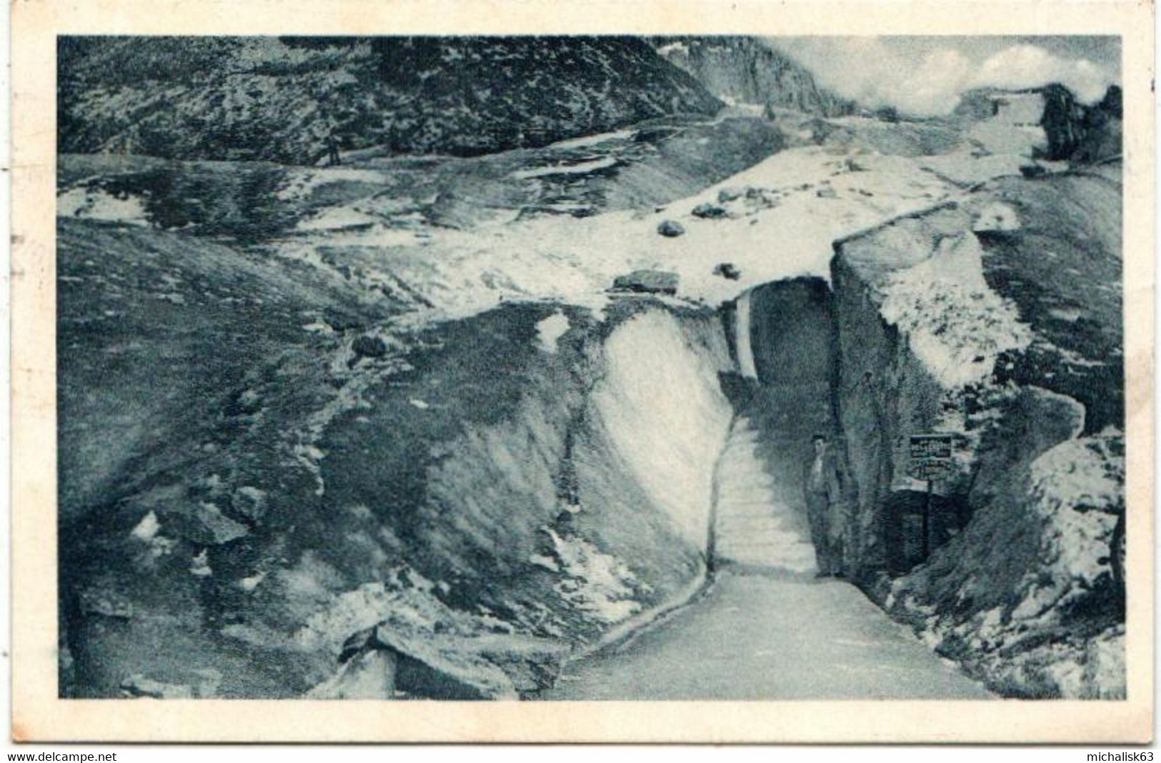 B5MA 2318 CPA - CHAMONIX - MONT BLANC - LA GROTTE DE LA MER DE GLACE - Chamonix-Mont-Blanc