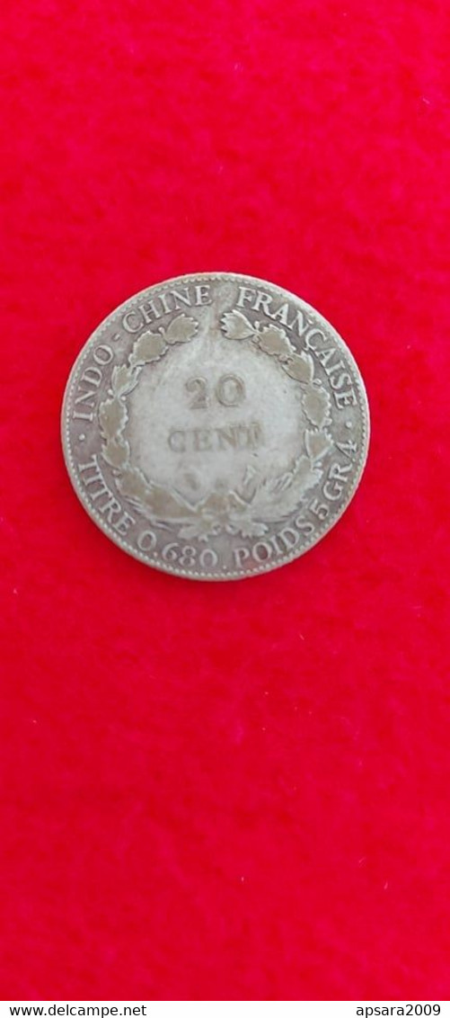 CAMBODGE / CAMBODIA/ 20 Cent Indochine 1927 - Kambodscha