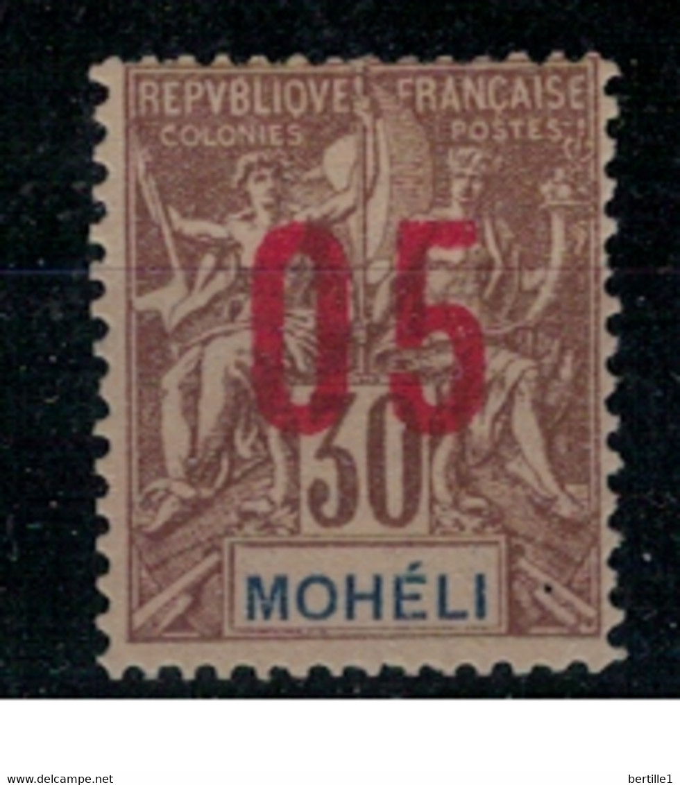MOHELI       N°  YVERT  :  19 A  NEUF AVEC  CHARNIERES      (CH  4 / 22 ) - Unused Stamps