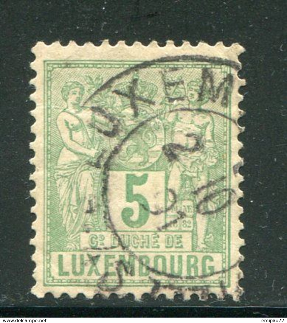 LUXEMBOURG- Y&T N°50- Oblitéré - 1882 Allégorie