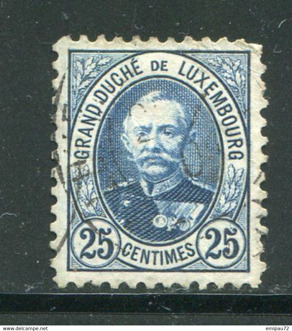 LUXEMBOURG- Y&T N°62- Oblitéré - 1891 Adolphe De Face
