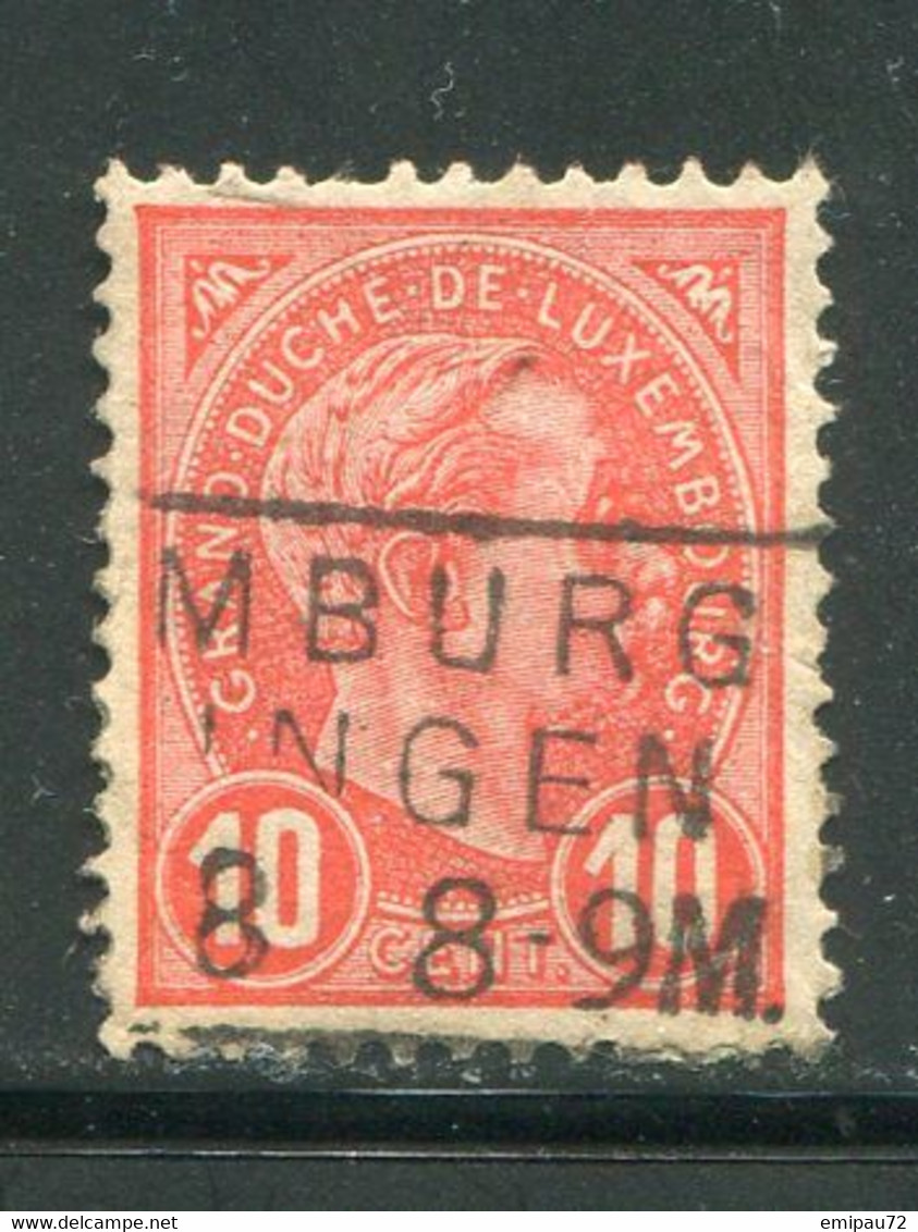 LUXEMBOURG- Y&T N°73- Oblitéré - 1895 Adolphe Right-hand Side