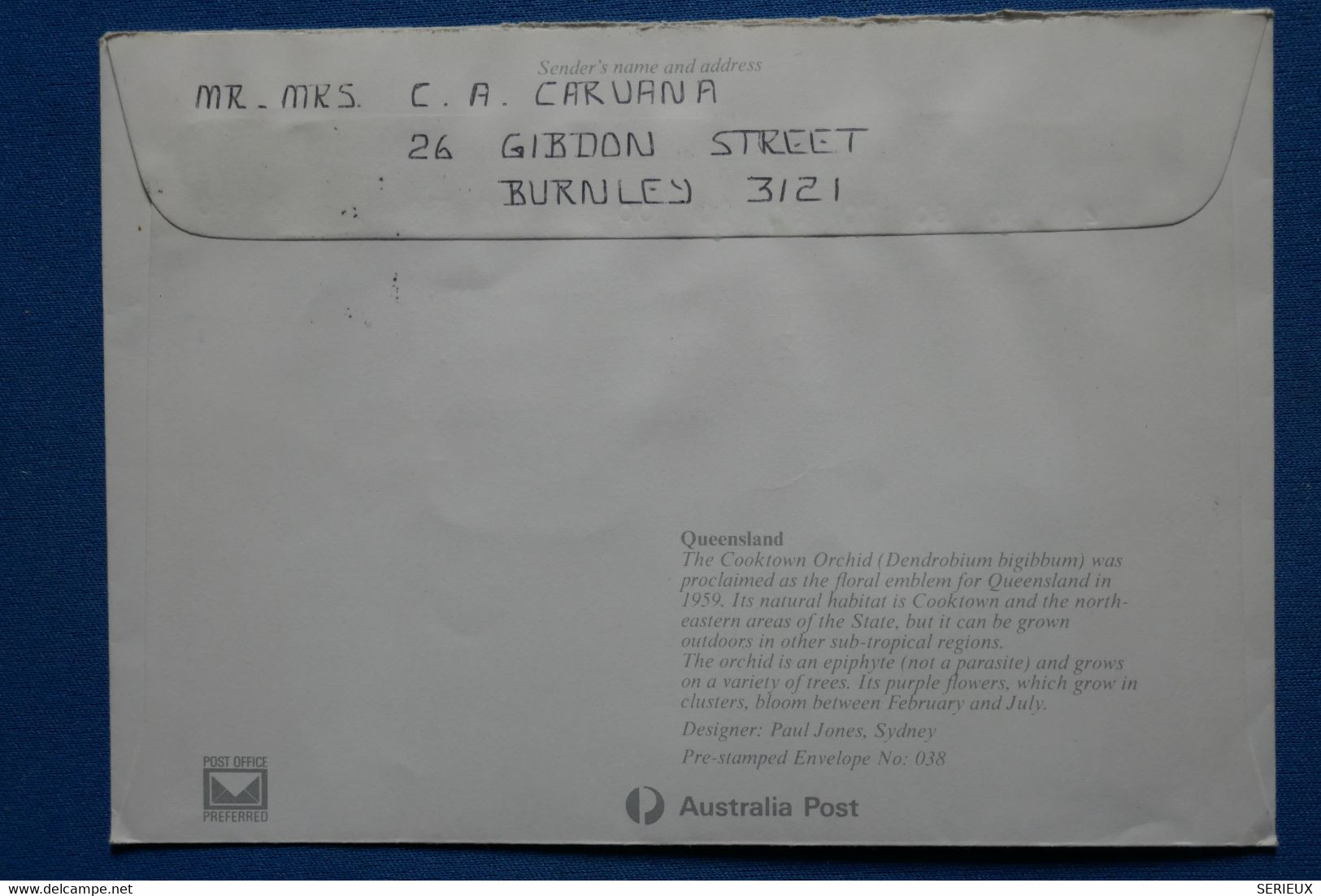 V18 AUSTRALIA BELLE LETTRE  1981 PAR AVION  POUR  GLEN WARVELEY +AFFRANCHISSEMENT INTERESSANT - Cartas & Documentos