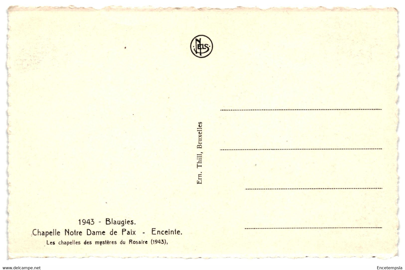 CPA - Lot De 6 Cartes Postales - Belgique Blaugies- Eglise Saint Aubin 1943 VM33723 - Dour