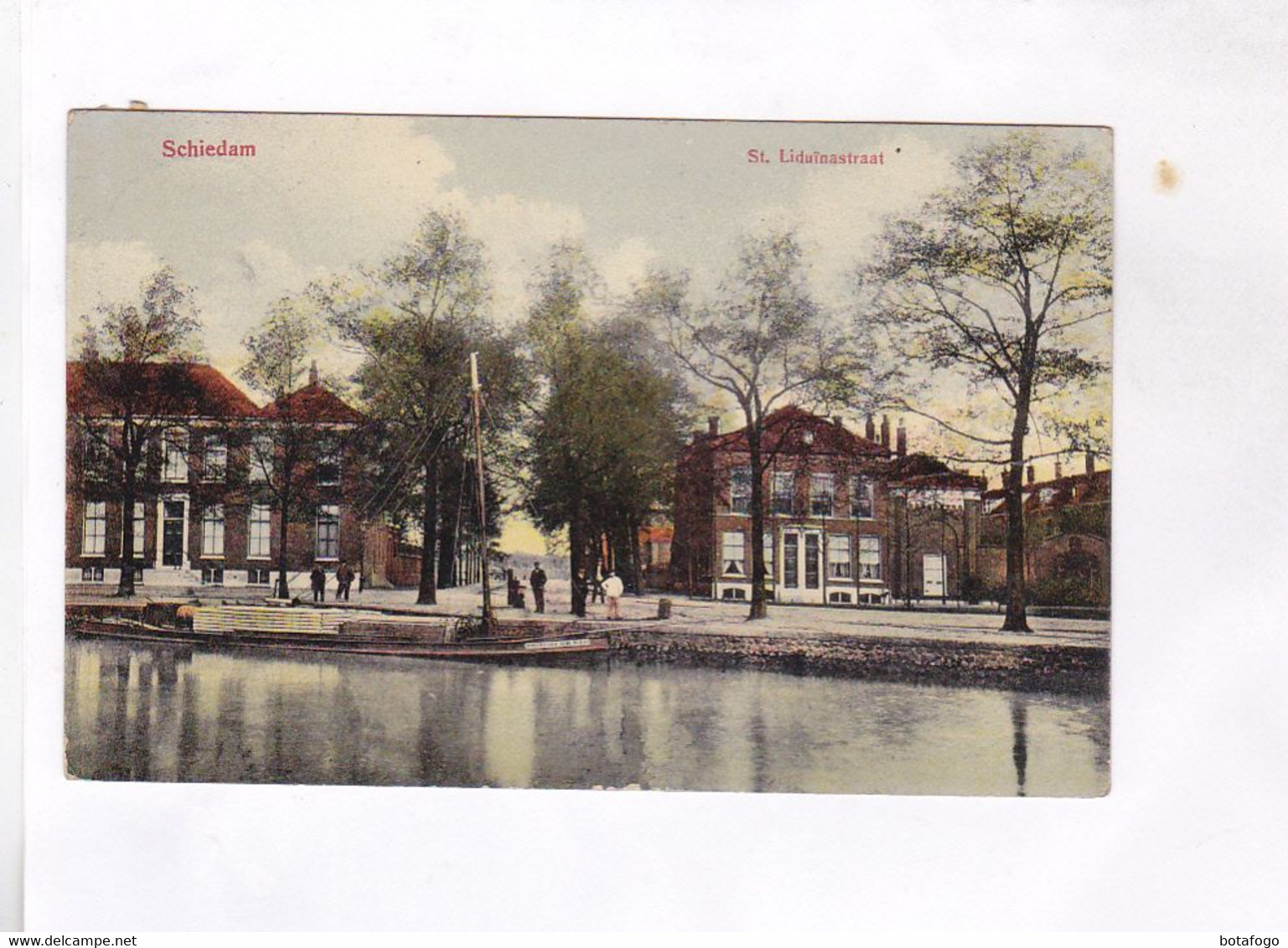 CPA  SCHIEDAM, ST LIDUINASTRAAT En 1911! (voir Timbre) - Schiedam