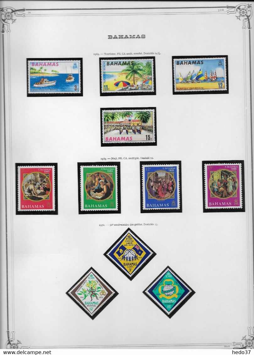 Bahamas - Collection Vendue Page Par Page - Timbres Neufs ** Sans Charnière - TB - 1963-1973 Interne Autonomie