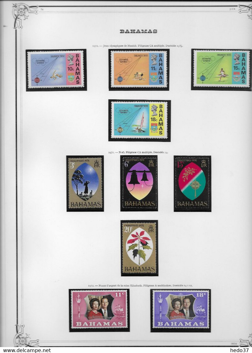 Bahamas - Collection Vendue Page Par Page - Timbres Neufs ** Sans Charnière - TB - 1963-1973 Autonomie Interne