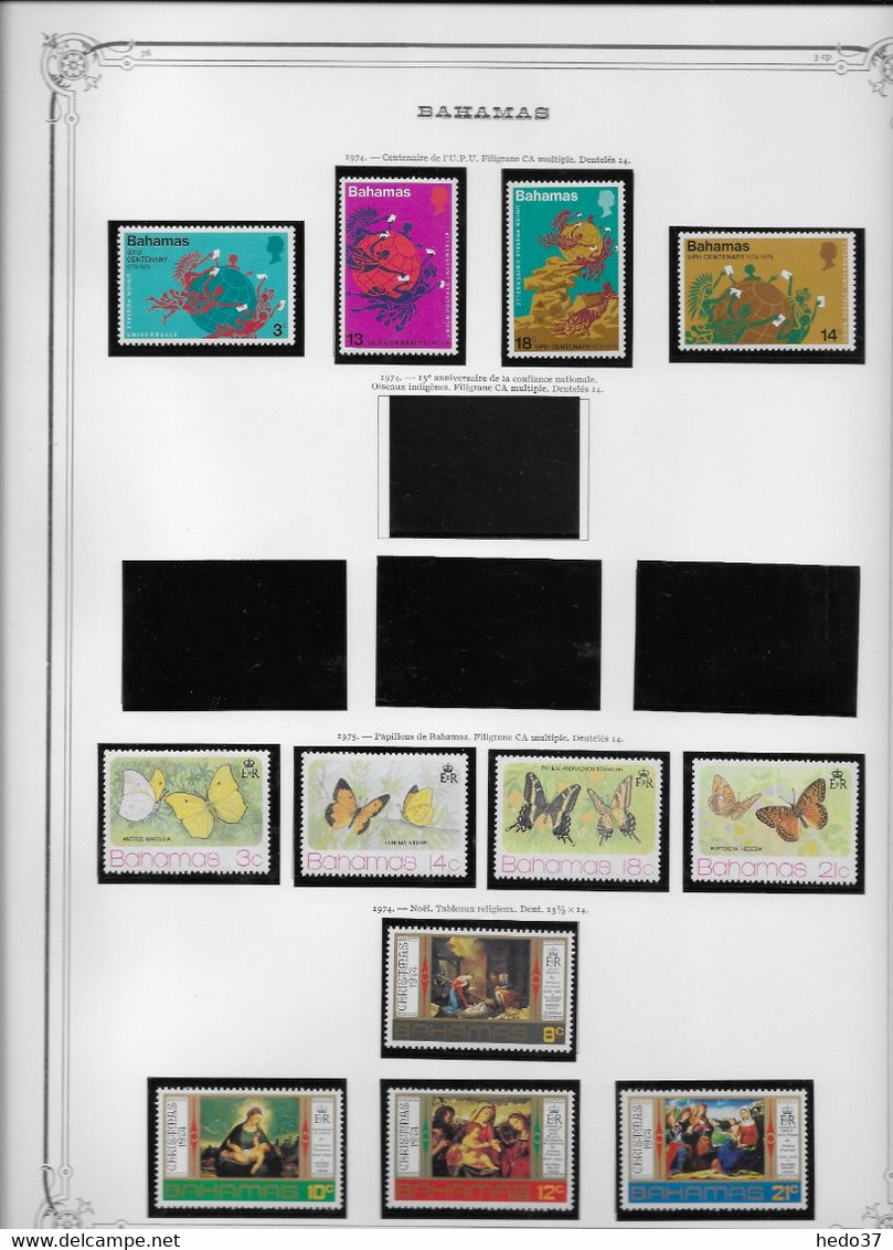 Bahamas - Collection Vendue Page Par Page - Timbres Neufs ** Sans Charnière - TB - 1963-1973 Ministerial Government