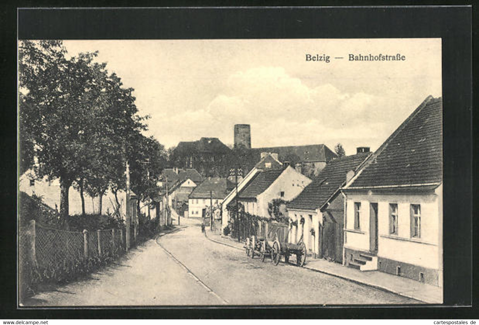 AK Belzig, Bahnhofstrasse - Belzig