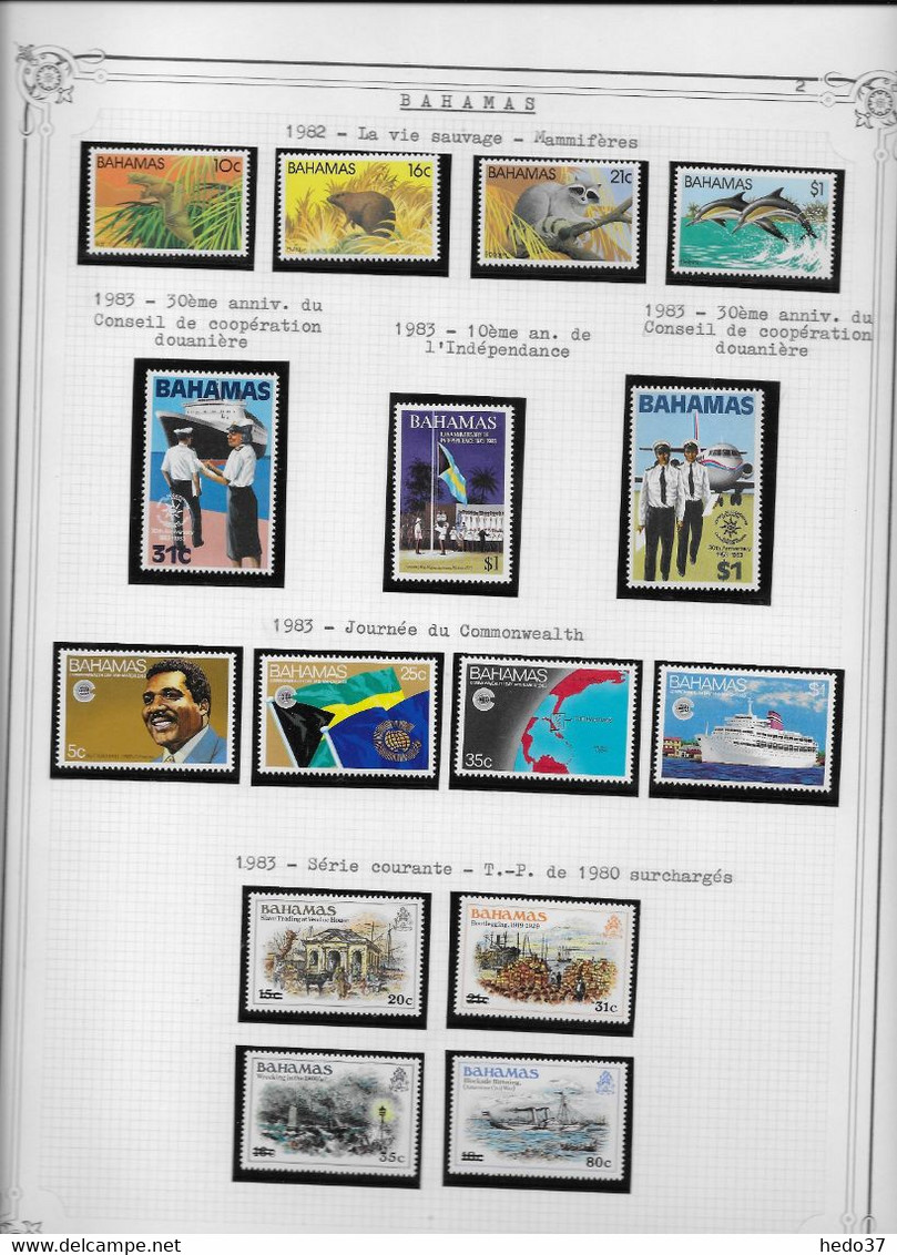 Bahamas - Collection Vendue Page Par Page - Timbres Neufs ** Sans Charnière - TB - Bahamas (1973-...)