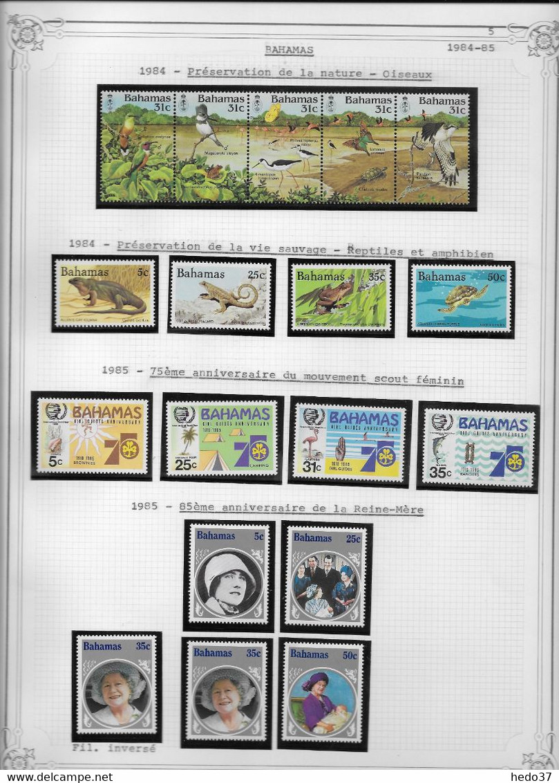 Bahamas - Collection Vendue Page Par Page - Timbres Neufs ** Sans Charnière - TB - Bahamas (1973-...)