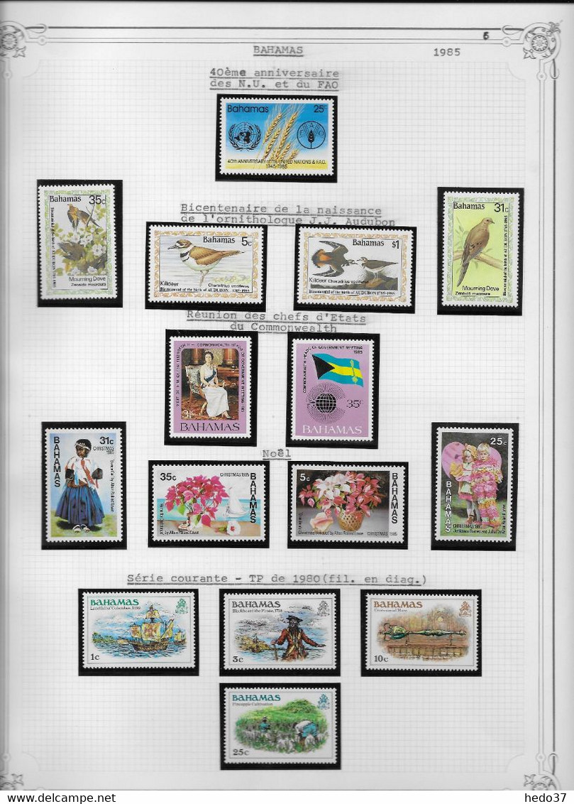 Bahamas - Collection Vendue Page Par Page - Timbres Neufs ** Sans Charnière - TB - Bahamas (1973-...)