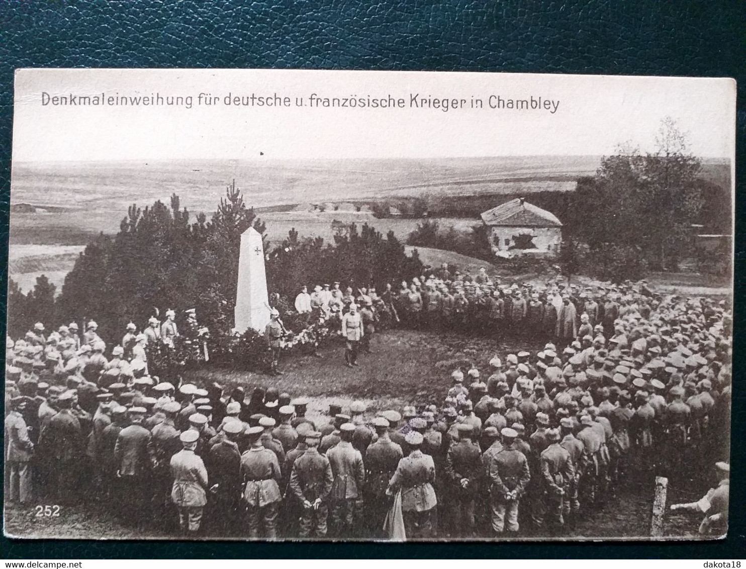 54 , Chambley , Denkmaleinweihung Für Deutsche U. Französische Krieger En 1916 - Chambley Bussieres