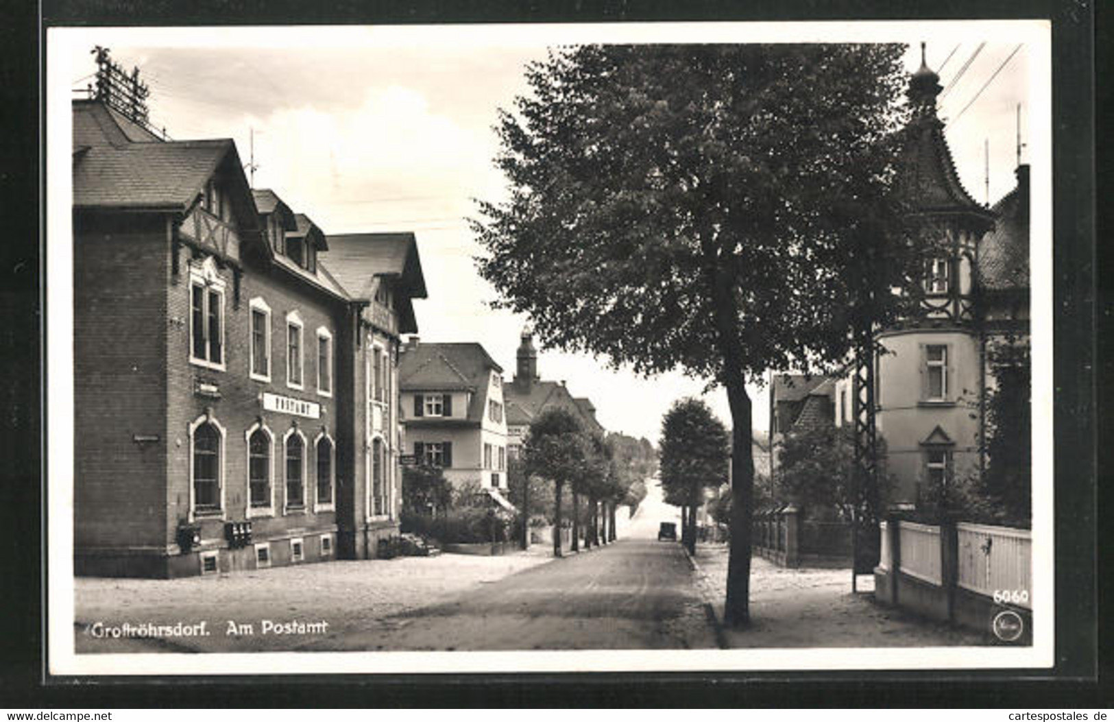 AK Grossröhrsdorf, Am Postamt - Grossroehrsdorf