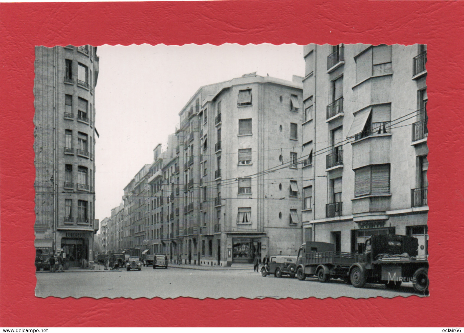 13 / MARSEILLE / PLACE MARECHAL FOCH / BD CLEMENCEAU CPSM PF Camions Animation Année 1950  EDIT MIREILLE 638 - Cinq Avenues, Chave, Blancarde, Chutes Lavies