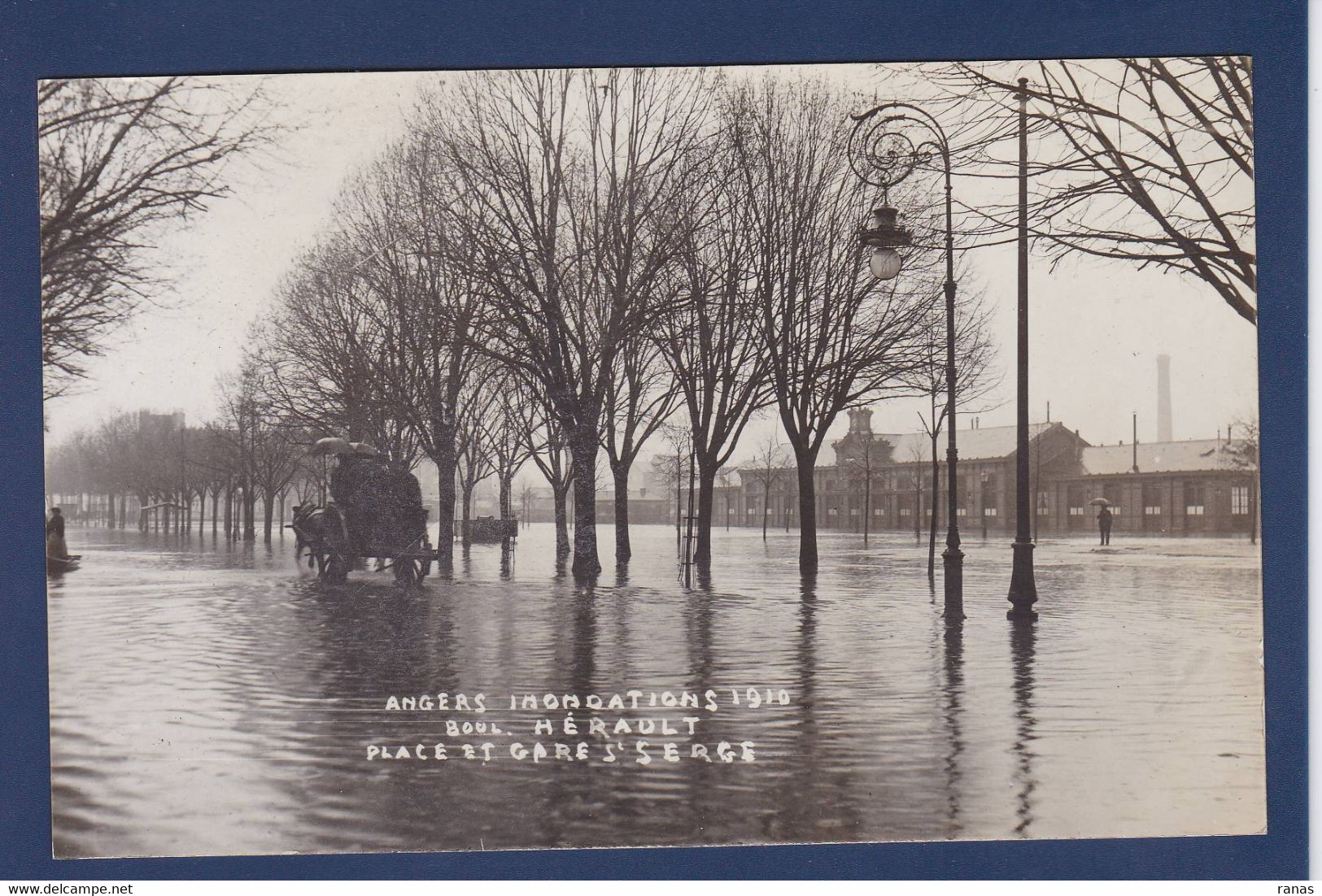 CPA [49] Maine Et Loire > Angers écrite Carte Photo - Angers