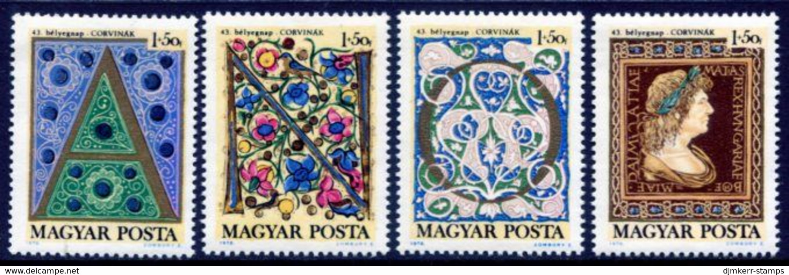 HUNGARY 1970 Stamp Day: Art MNH / **.  Michel 2603-06 - Ungebraucht